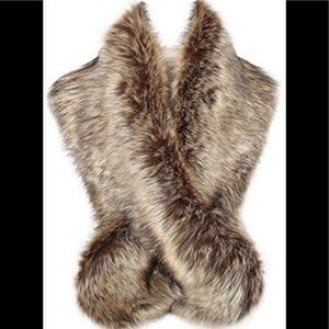 Fake Faux Fur Scarf Wrap Collar